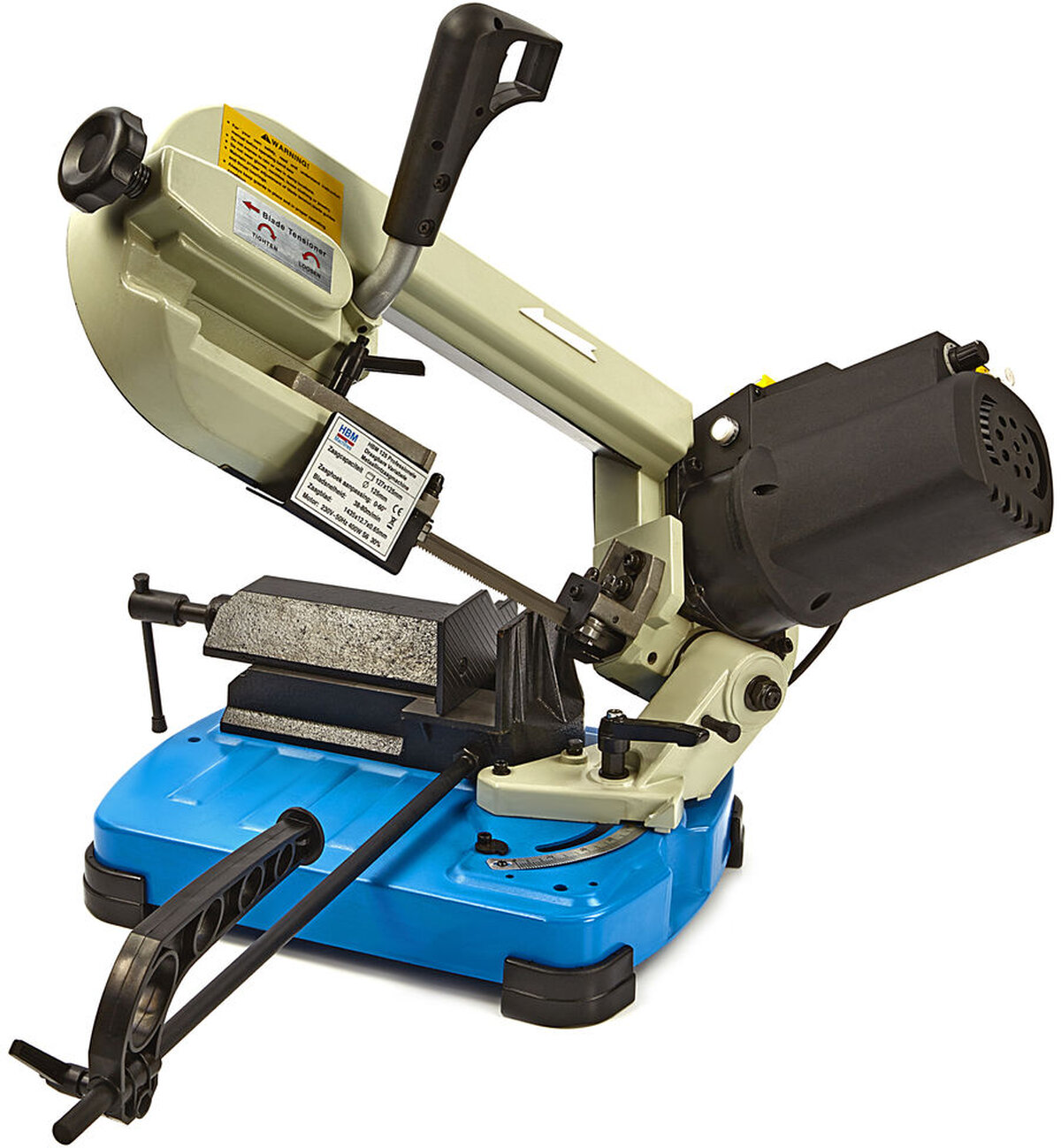  HBM 125 ammattimainen kannettava muuttuva metallivannesaha