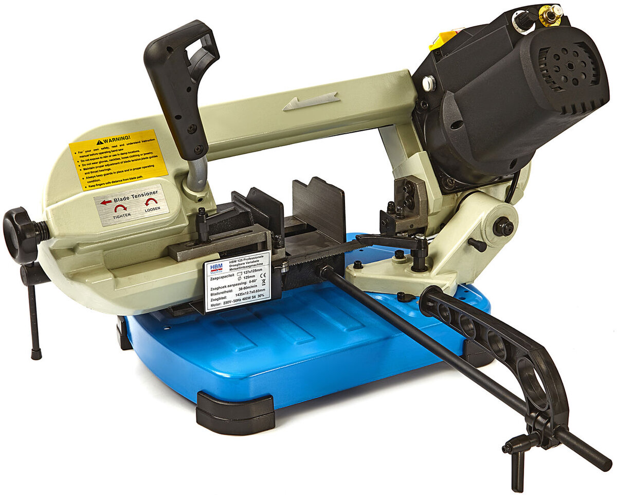  HBM 125 ammattimainen kannettava muuttuva metallivannesaha
