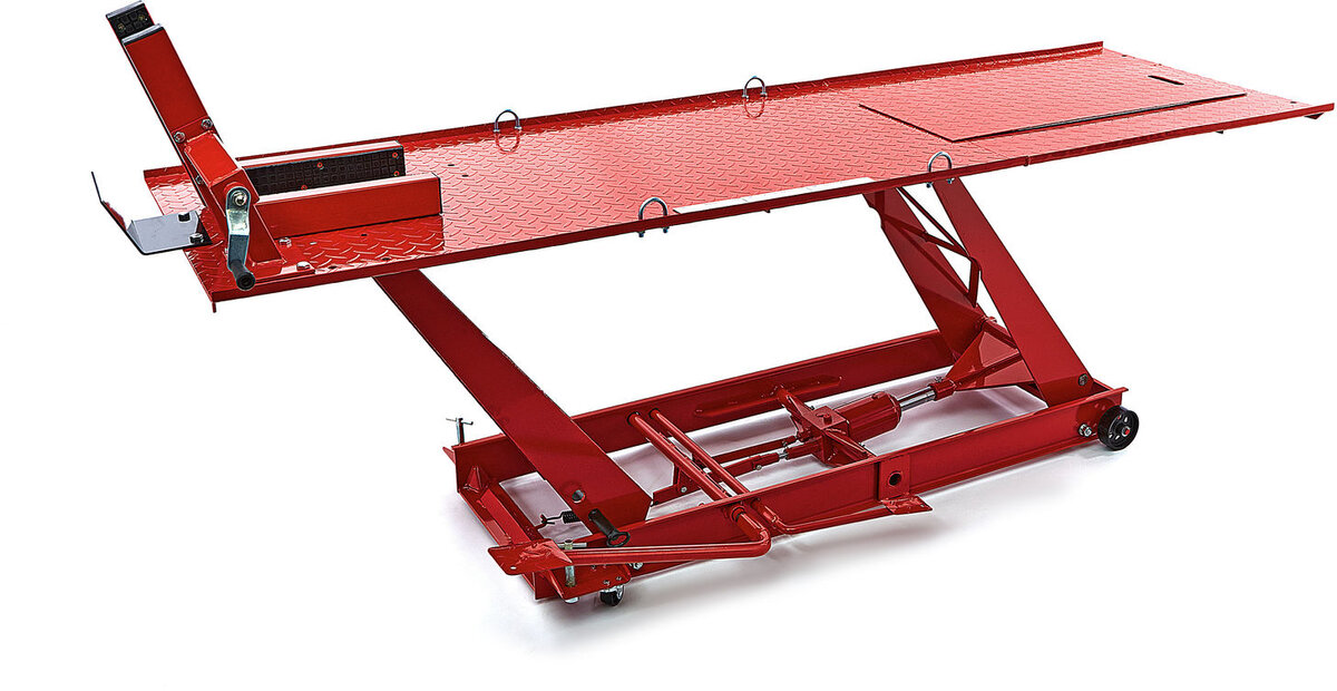 HBM 300 Motorheftafel Hydraulisch Met Luxe voorwielklem