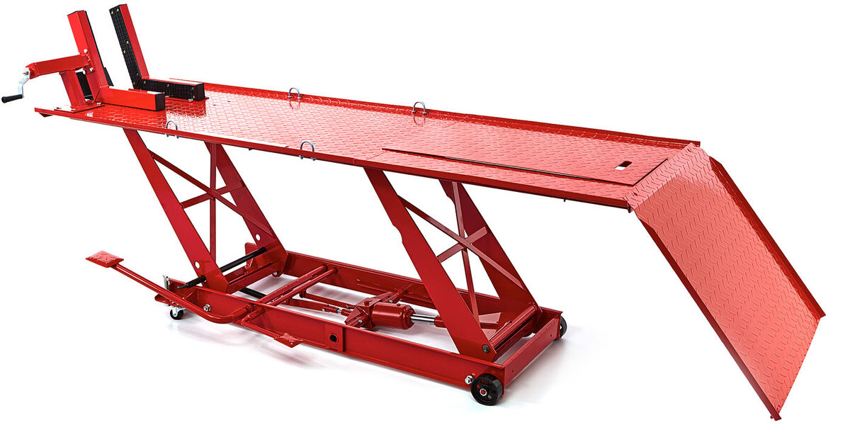 HBM 300 Motorheftafel Hydraulisch Met Luxe voorwielklem