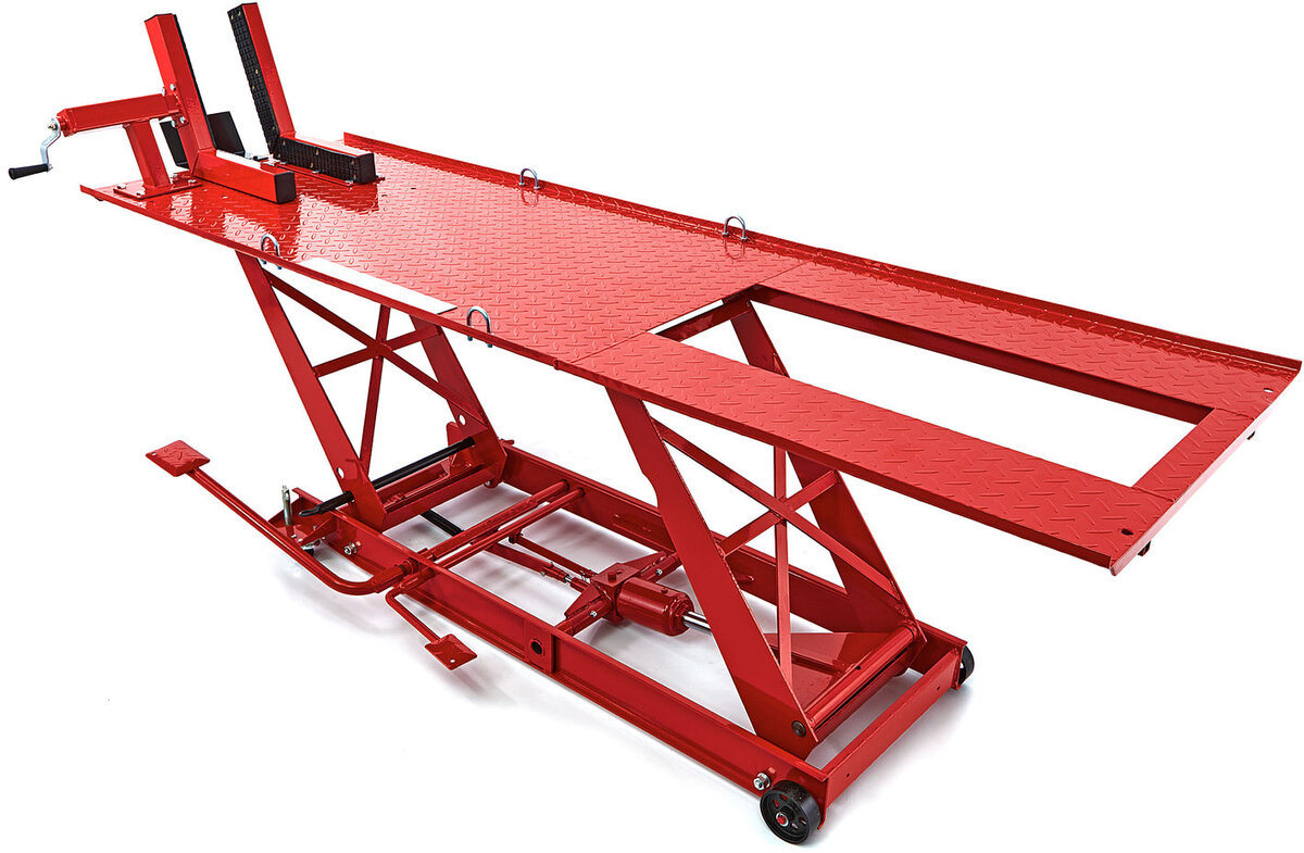 HBM 300 Motorheftafel Hydraulisch Met Luxe voorwielklem