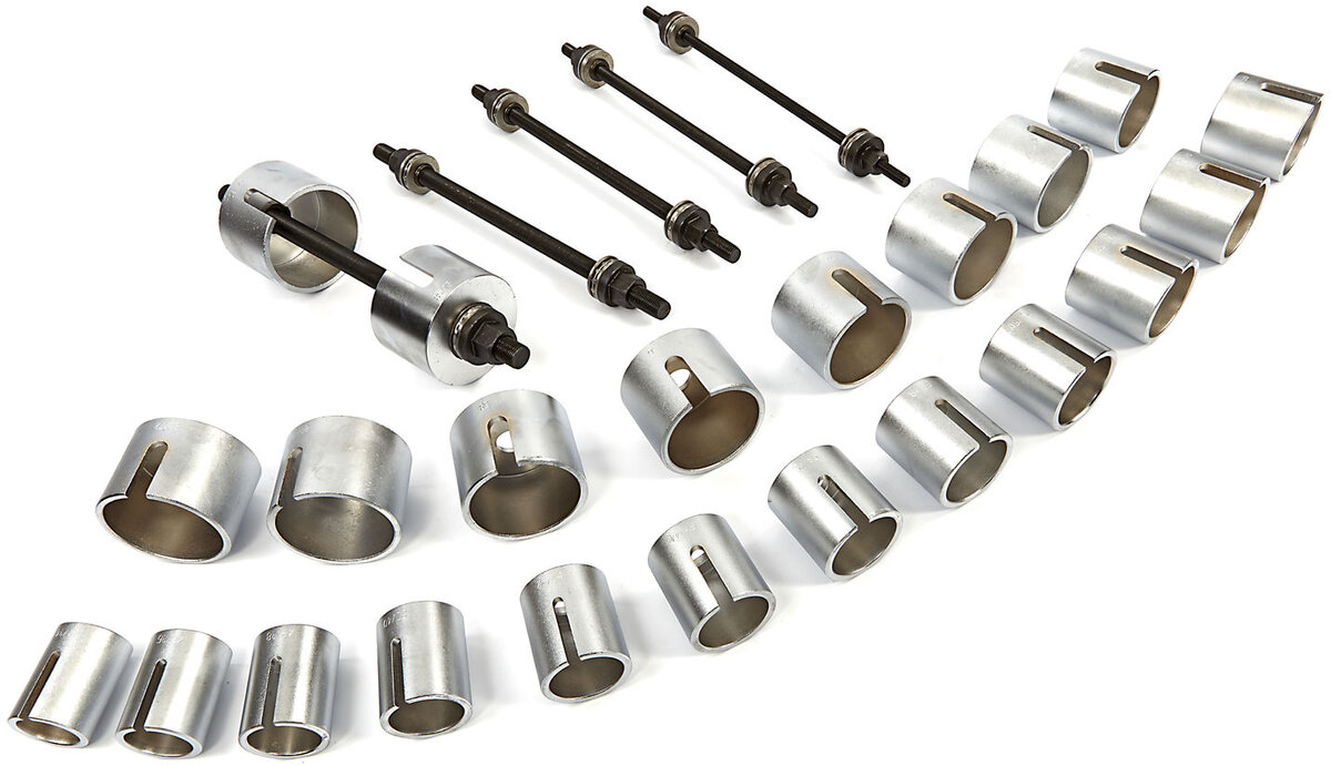 HBM Universal Silent Bearing Control Arm Gummi Demonterings- og montagesæt 34 - 90 mm.