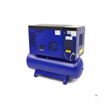 Michelin 7.5 hp 270 liter silenced compressor mcxd 598/300 n with dryer