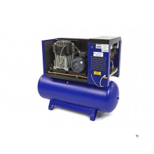 Michelin 7.5 hp 270 liter silenced compressor mcxd 598/300 n with dryer