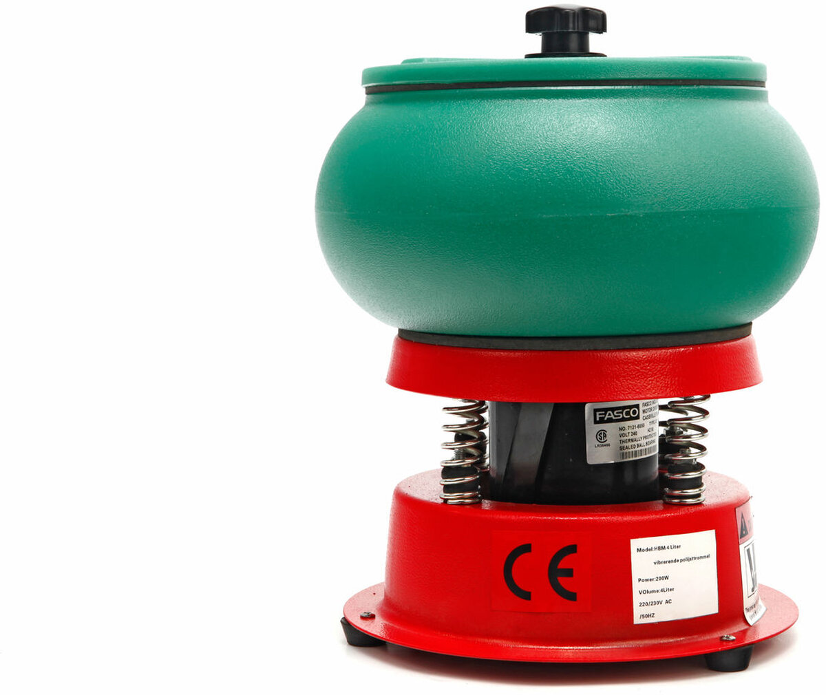 HBM Professional 4-liters vibrerende polertrommel