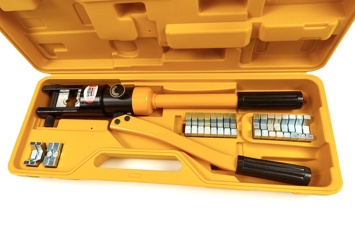 HBM 12 Ton Hydraulisk Krympeverktøy 16 - 300 mm2 HBM 12 Ton Hydraulisk Krympeverktøy 16 - 300 mm2