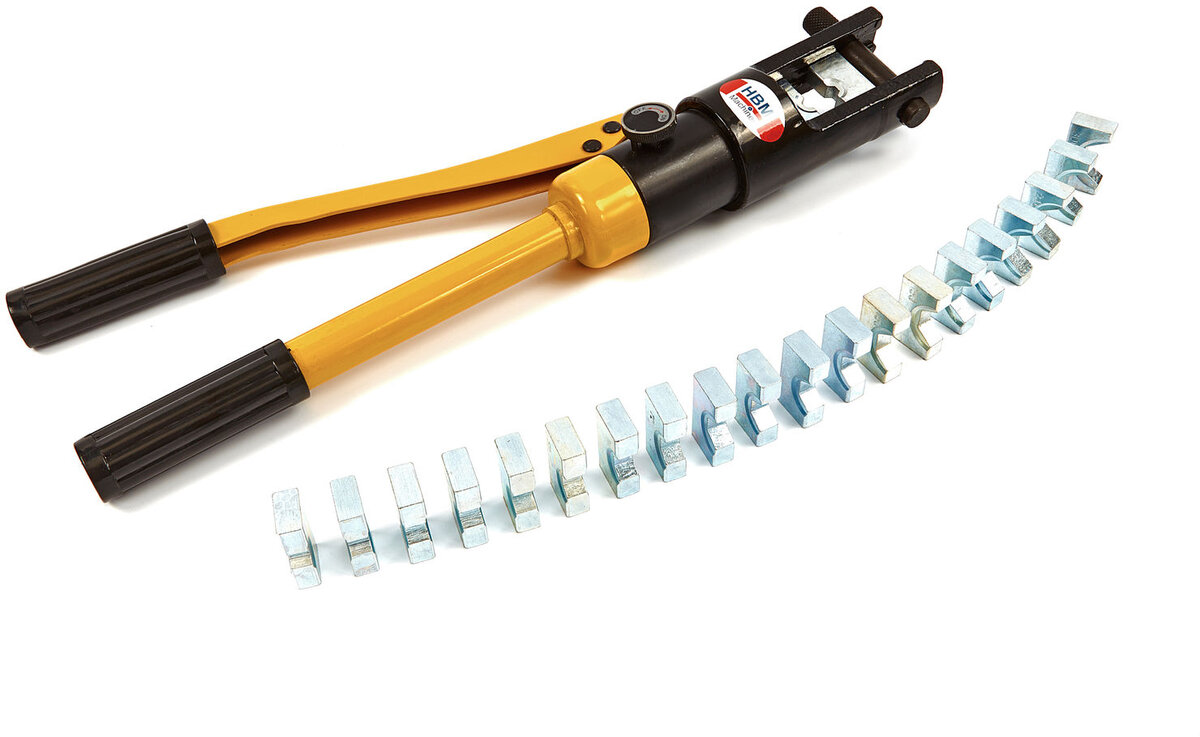 HBM 12 Ton Hydraulisk Krympeverktøy 16 - 300 mm2 HBM 12 Ton Hydraulisk Krympeverktøy 16 - 300 mm2