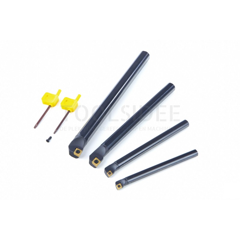 HBM 4-piece internal turning tool set with hm inserts