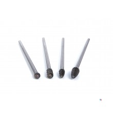 HBM 4-piece full hm burr set long HBM 4-piece full hm burr set long