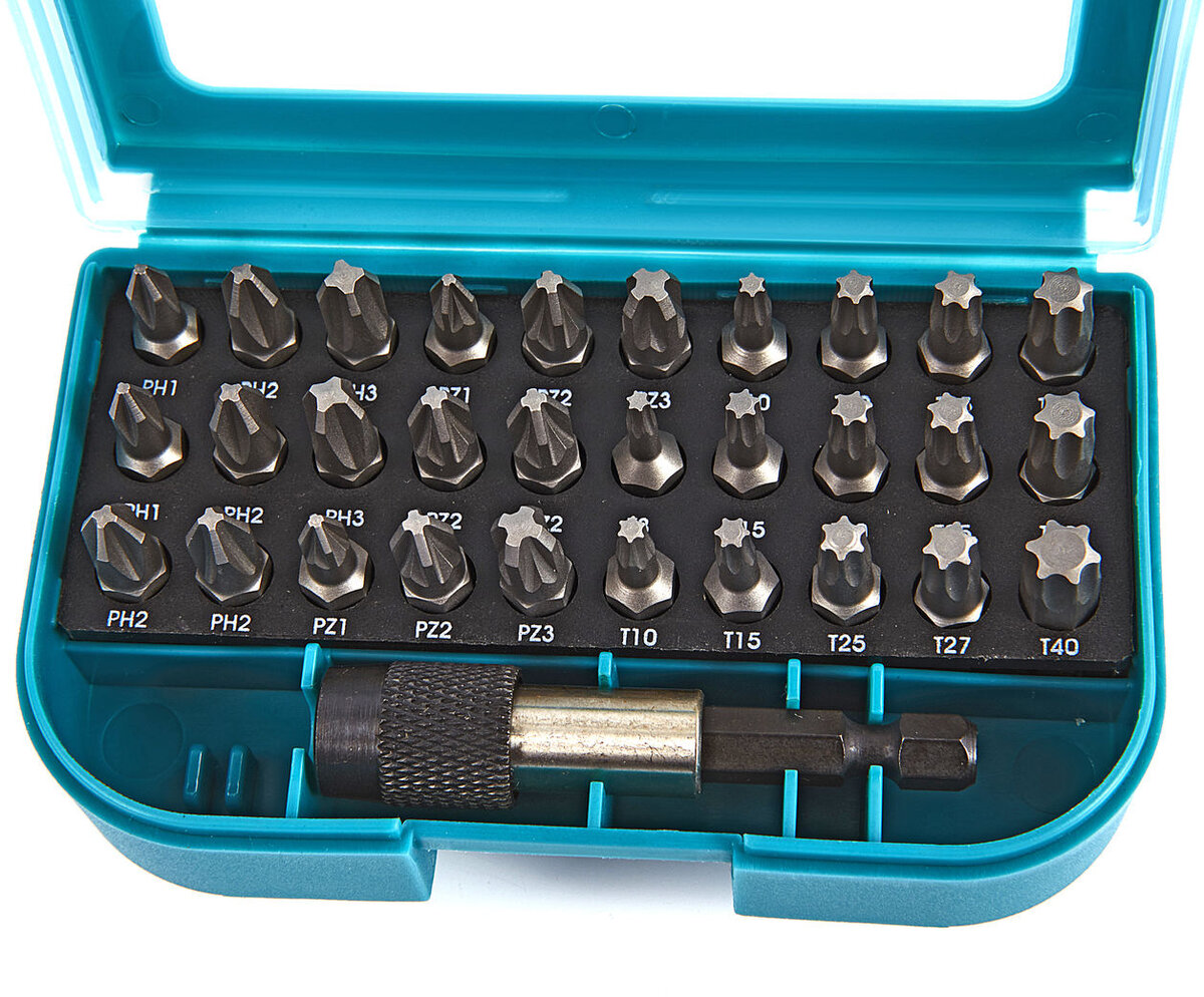 Makita 31 piece bit set p-73374 Makita 31 piece bit set p-73374