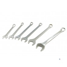 HBM Profi 6-teiliger Maulschlüssel - Ringschlüsselsatz große Größen