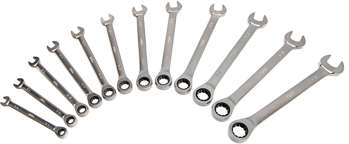 AOK 12 stykke profesjonell ring, ratchet sett, nøkkel sett