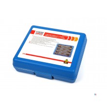 HBM 7 piece profi 3/8 ”long hex socket set 3 - 10 mm with ball head