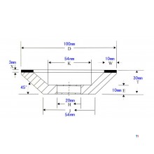 HBM Diamond Bowl Sharpening Stone Model 2 HBM Diamond Bowl Sharpening Stone Model 2