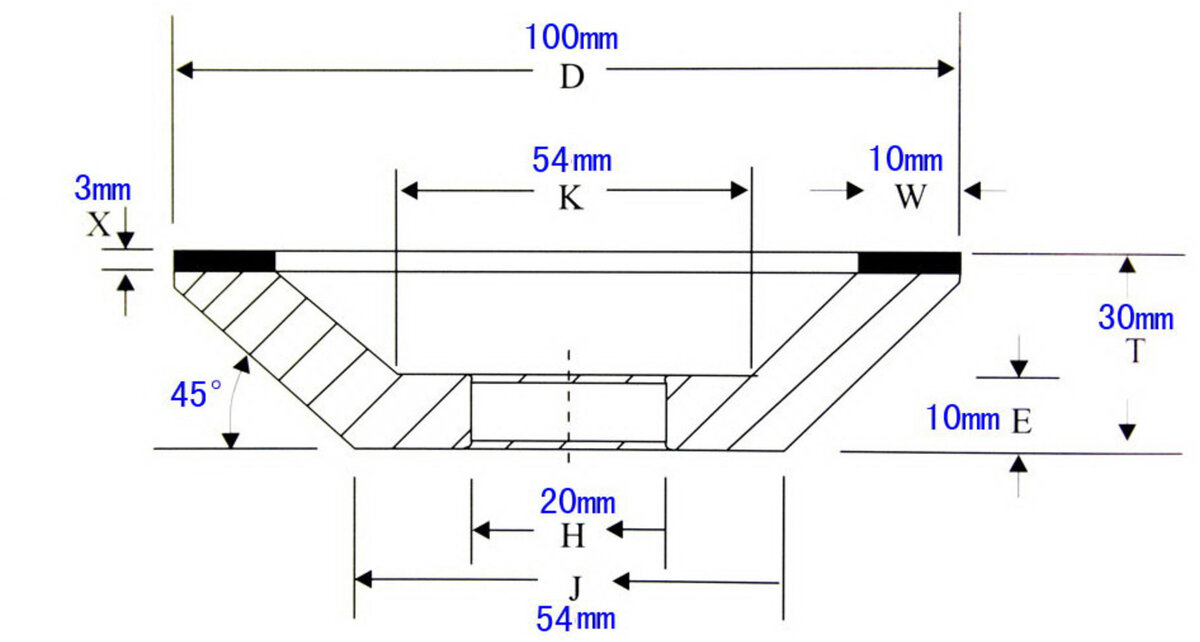 HBM Diamond Bowl Sharpening Stone Model 2 HBM Diamond Bowl Sharpening Stone Model 2