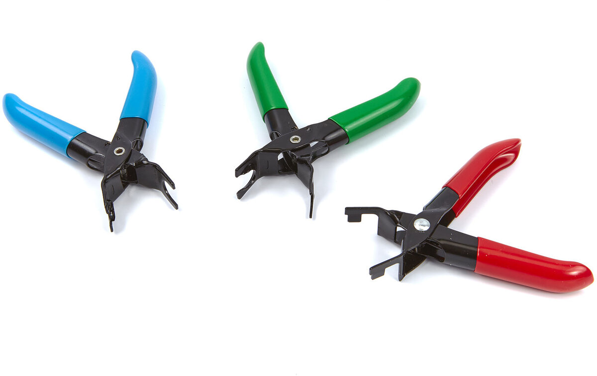 HBM 3-piece fuel line pliers set