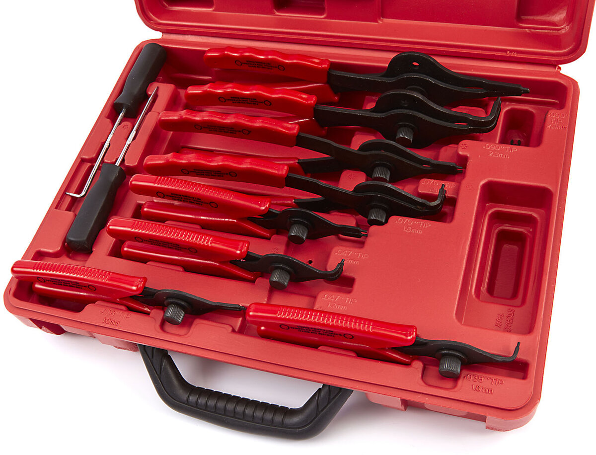 HBM 10-piece seal - circlip pliers set