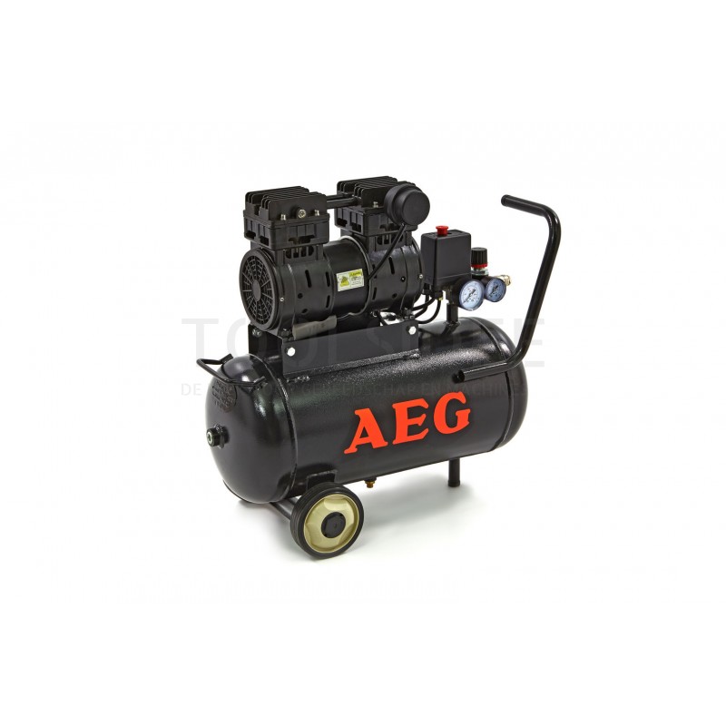 Aeg 24 liters professionell lågbruskompressor