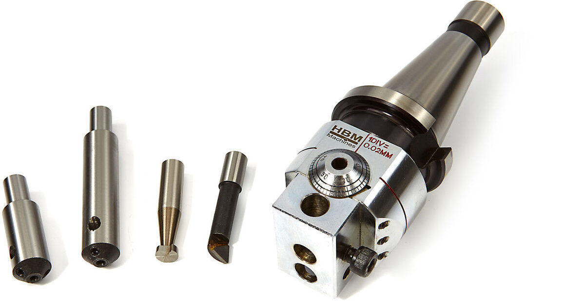 Hbm 5 delar 50 mm. iso skärhuvudset