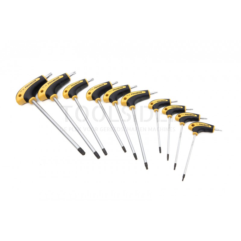 Proxxon l handle screwdriver set 10 pieces torx