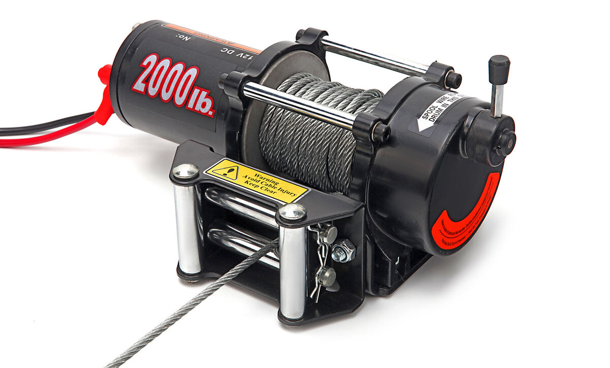 HBM 900 kg. 12 Volt støtfanger vinsj bil vinsj