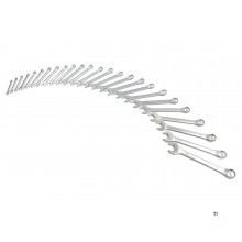 HBM 25 stykke engelsk søm - ring nøkkel sett HBM 25 stykke engelsk søm - ring nøkkel sett