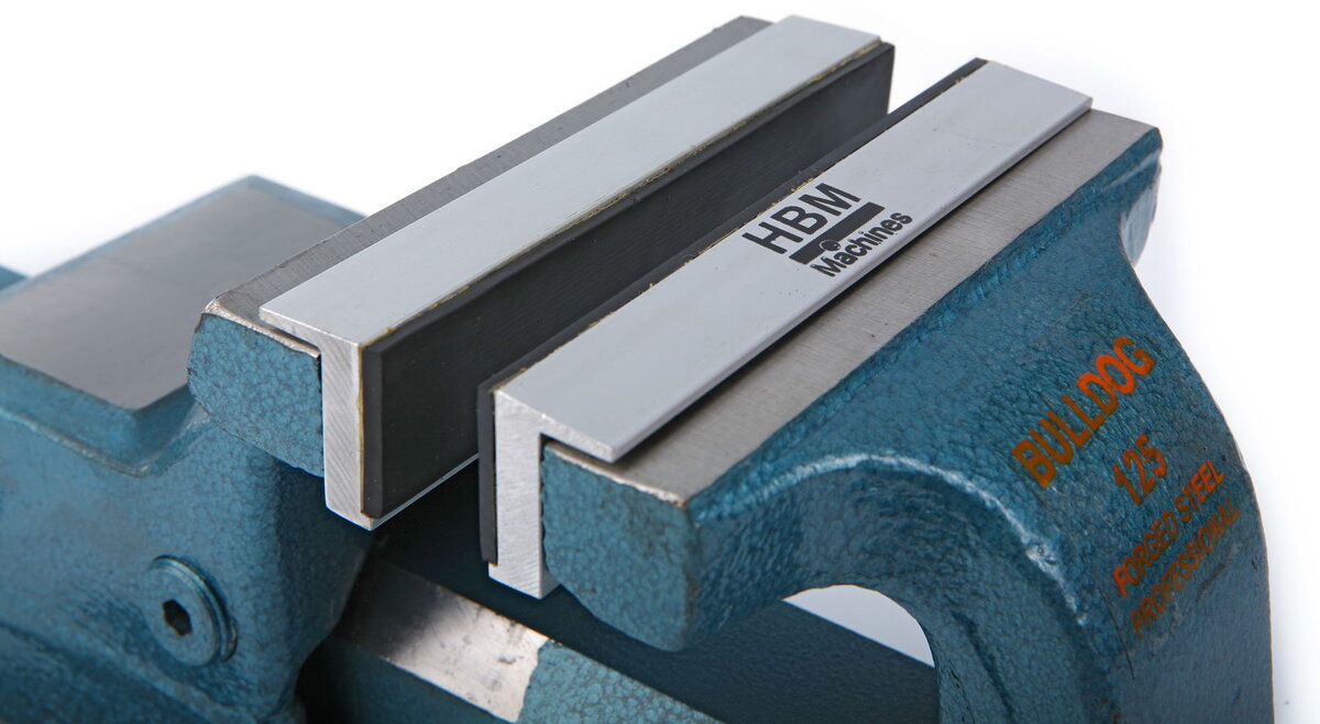 HBM Aluminium Vedlegg Kjever med Gummi