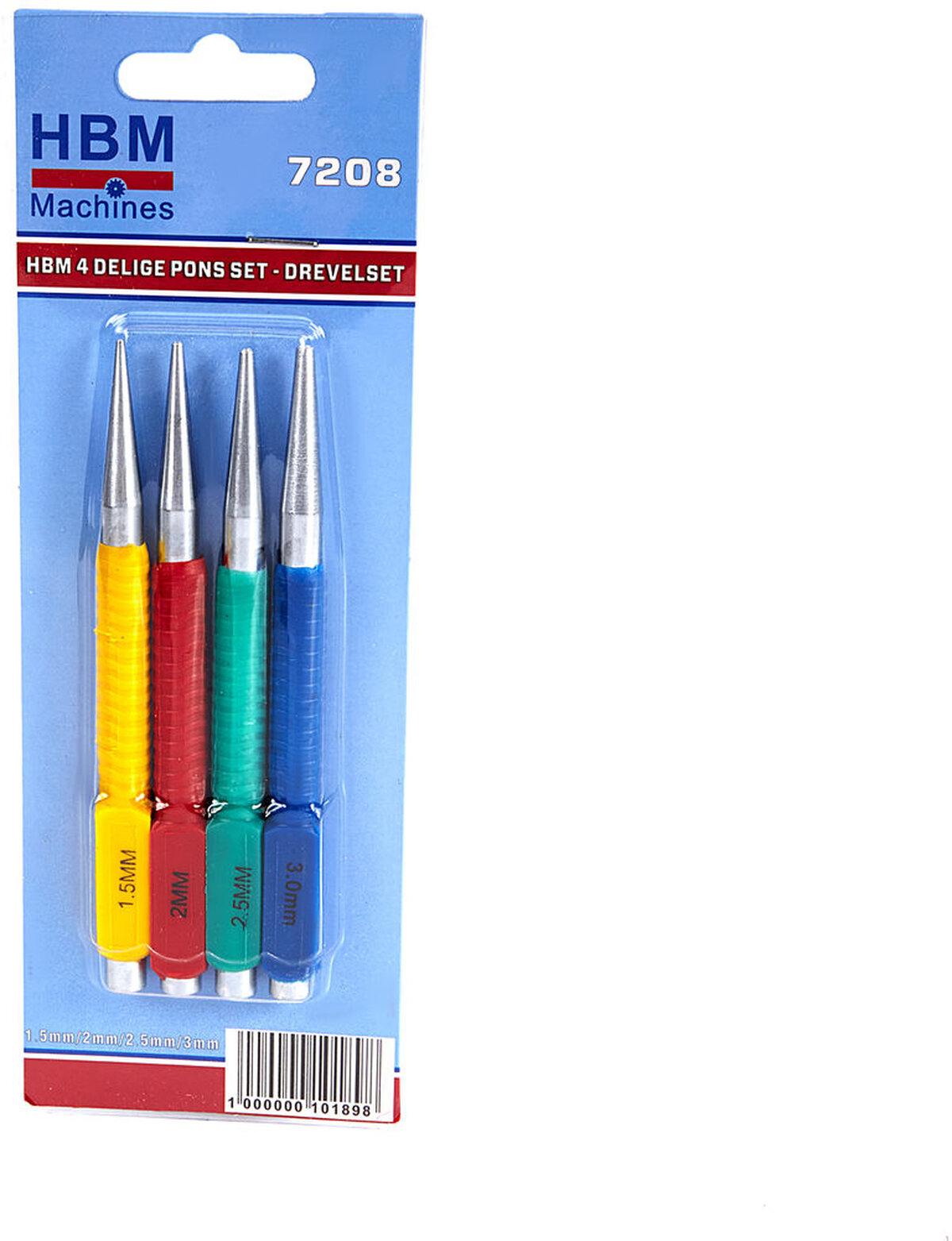 HBM 4-Piece Punch sett - Slå sett