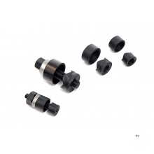 HBM 4-dels plate stempel / skrue sett