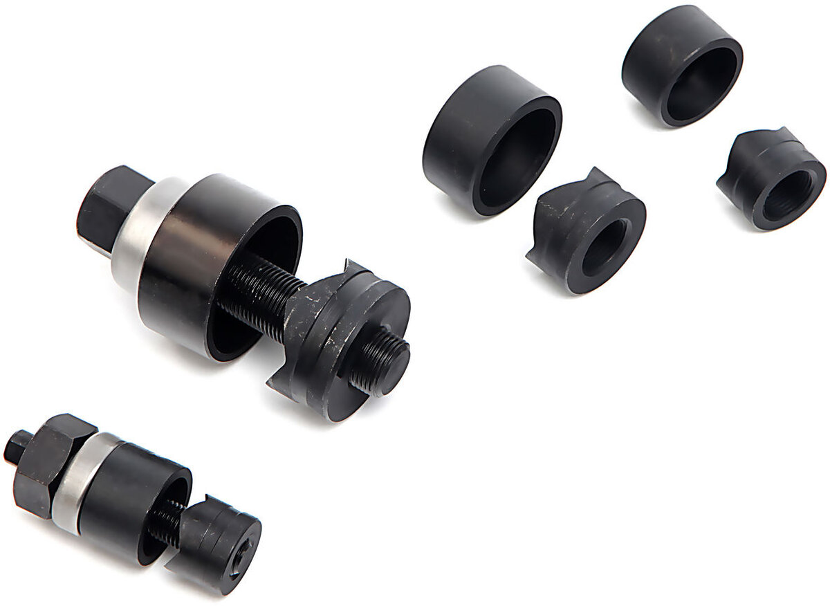 HBM 4-dels plate stempel / skrue sett