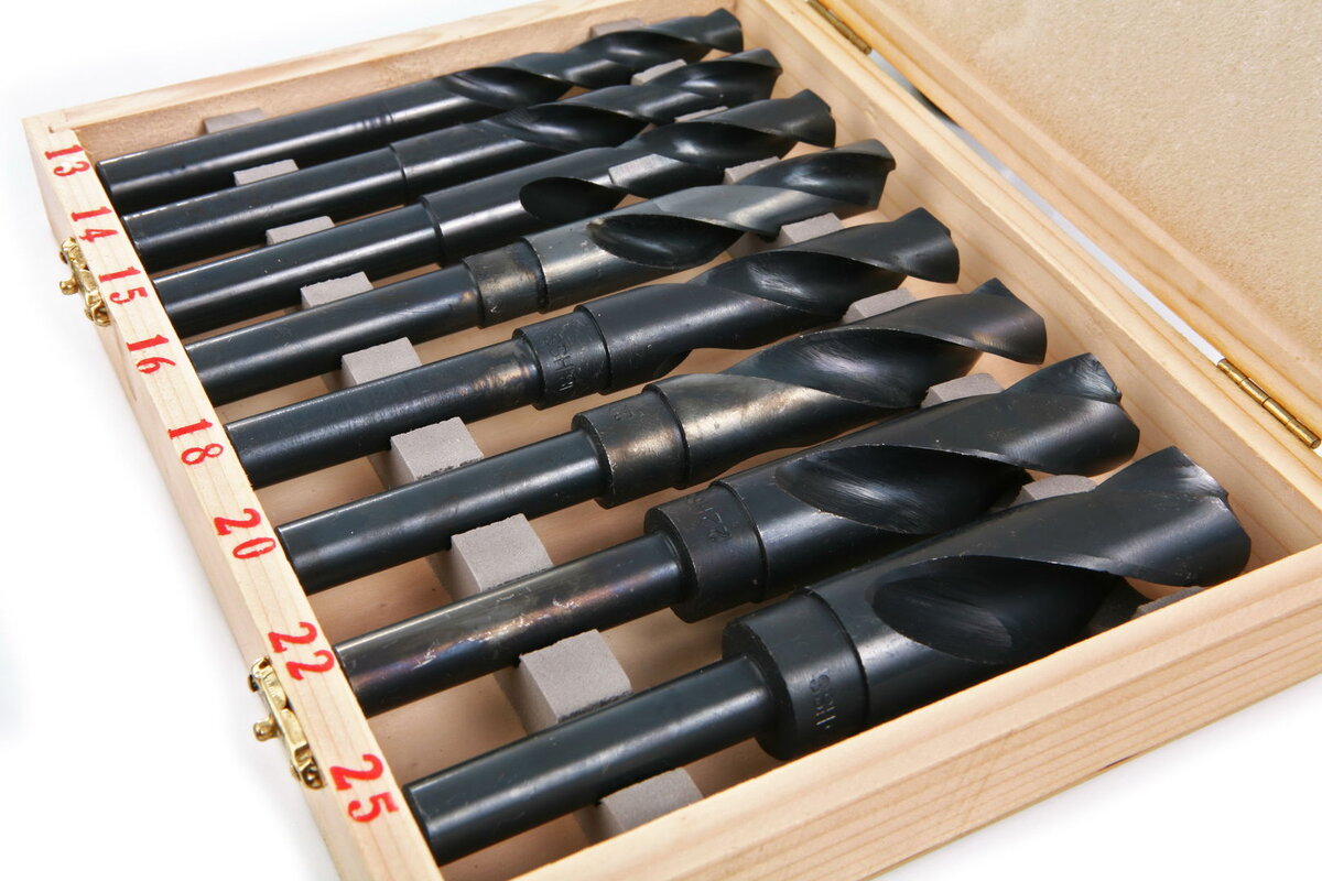 HBM 8 Piece Cylindrisk Drill Bit Set HBM 8 Piece Cylindrisk Drill Bit Set