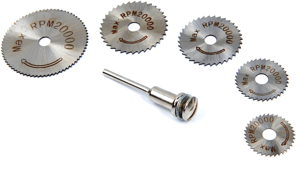 HBM 6 Delige HSS Zaagbladenset