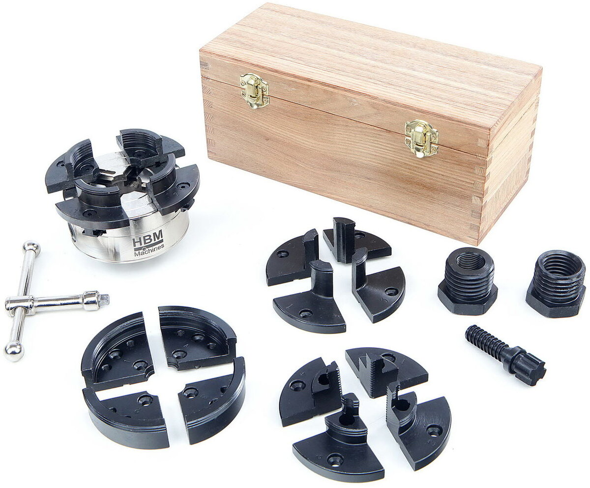HBM ck 3.5 - 4 k wood chuck for wood lathe