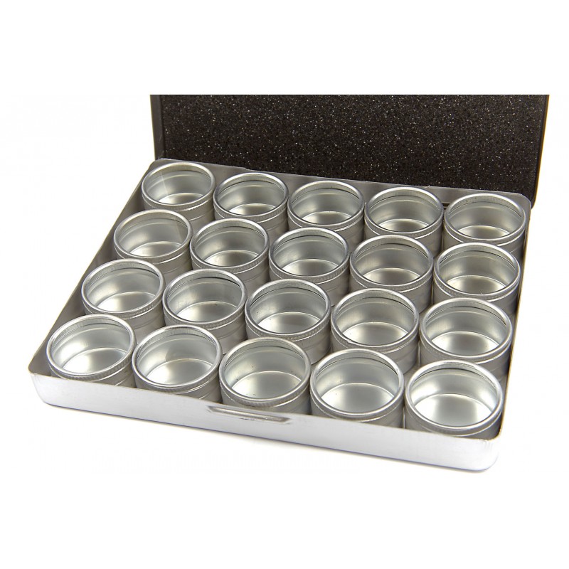 HBM-parte 20 33 mm de aluminio de las cajas de almacenaje Surtido en la caja de almacenaje