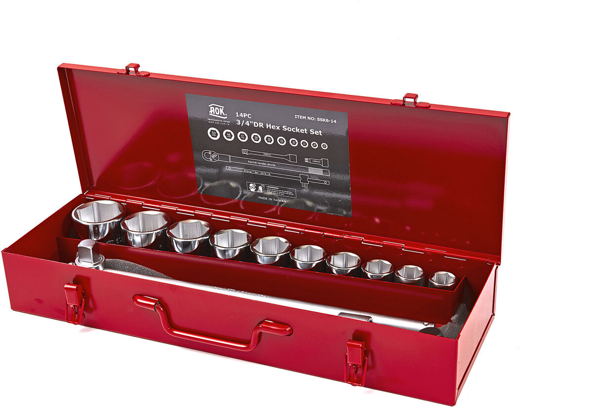 AOK 14-delt 3/4 Profesjonelt stikkontakt