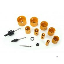 HBM 13 Delige Bi-Metaal Gatzagenset