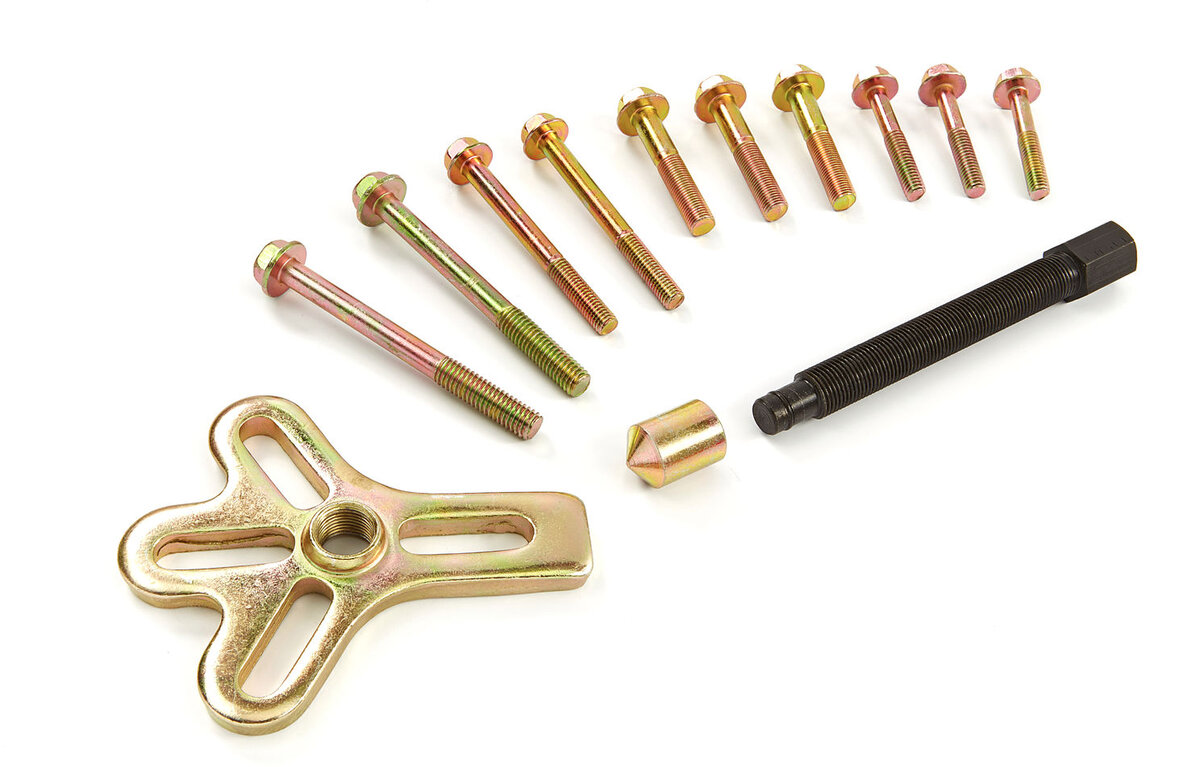 HBM 13-stykke krumtaksreimskive traktorsett