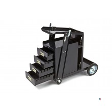 HBM welding trolley with 4 drawers