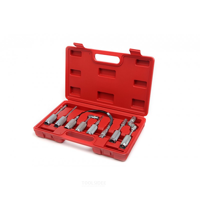 HBM 7-piece universal accessory set for grease gun