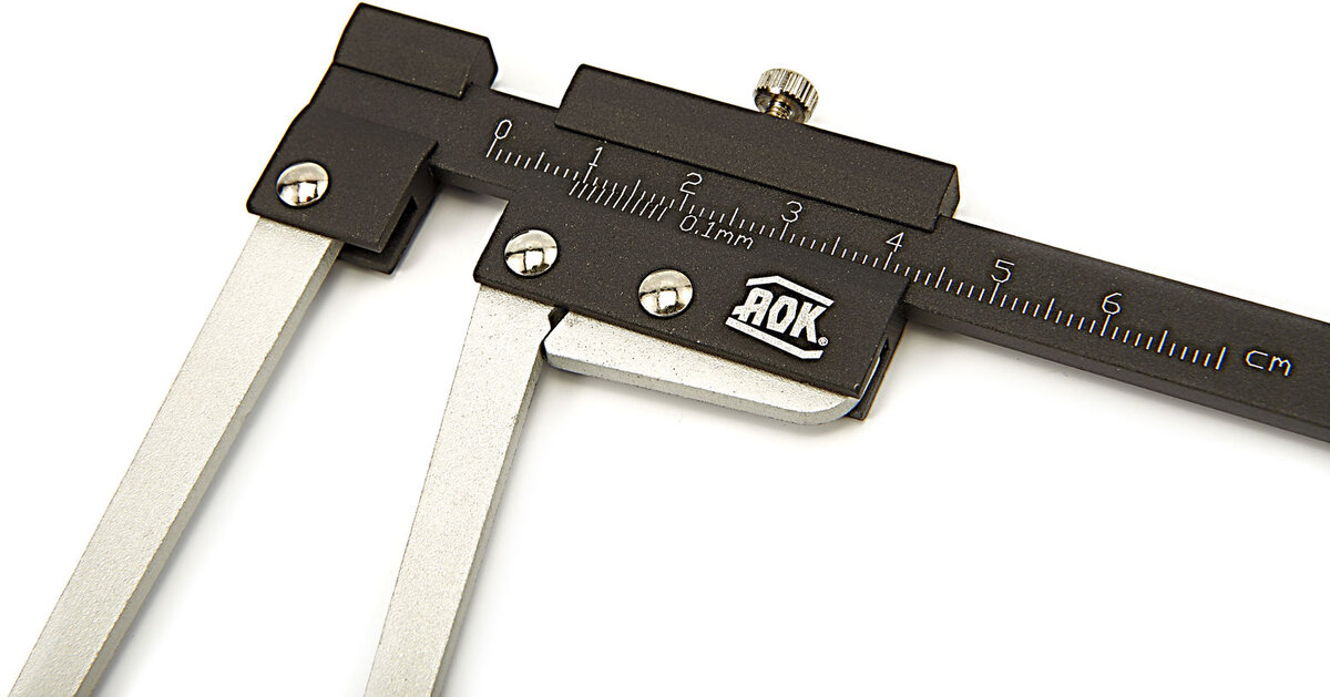 AOK Bremseskive Tykkelse og dekkprofil Dybdemåler AOK Bremseskive Tykkelse og dekkprofil Dybdemåler