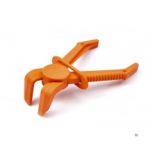 HBM 3-piece right angle flexible hose clamp, clamp set