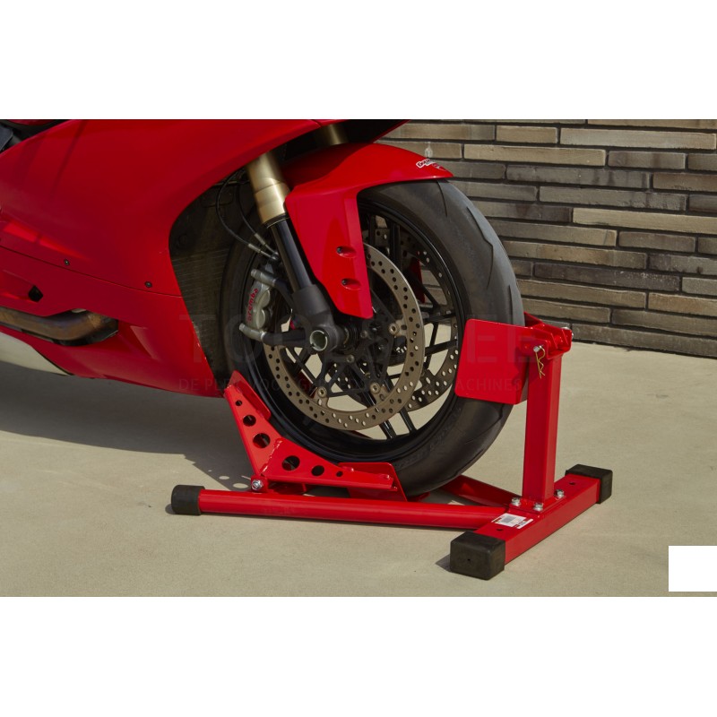 HBM motorcycle entry wheel clamp model 1 -black