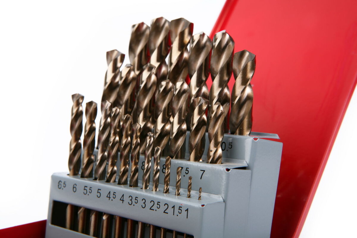 HBM 1-13 x 0,5 HSS - 5% koboltborrbitsett HBM 1-13 x 0,5 HSS - 5% koboltborrbitsett