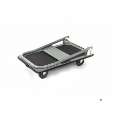 Hbm 150 kilo vikbar transportvagn, transportvagn med broms