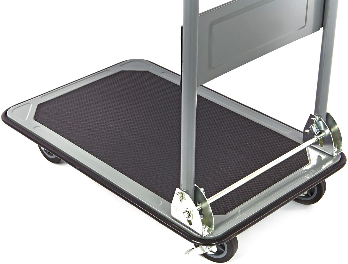 Hbm 150 kilo vikbar transportvagn, transportvagn med broms