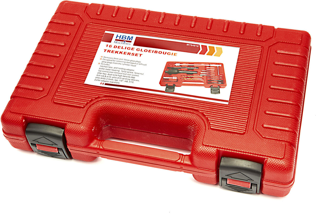 HBM 16 Delige Gloeibougie Trekker set 8 - 10 mm.