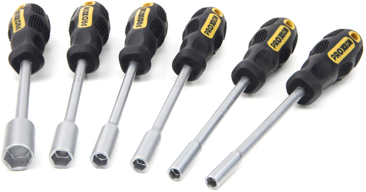 Proxxon FLEX Dot Socket -ruuvimeisselisarja 6 kpl ulkoista kuusiokulmaa