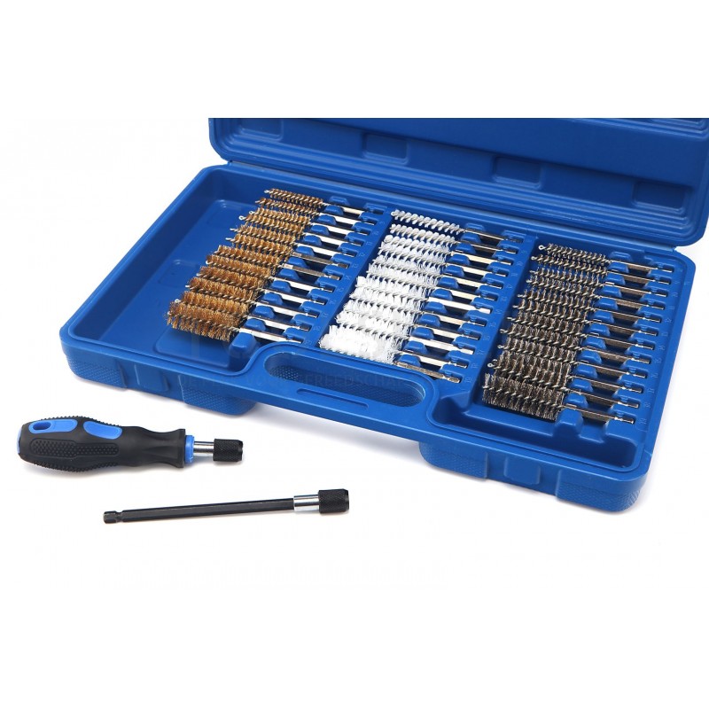 HBM 36-piece brush set with ratchet and extension