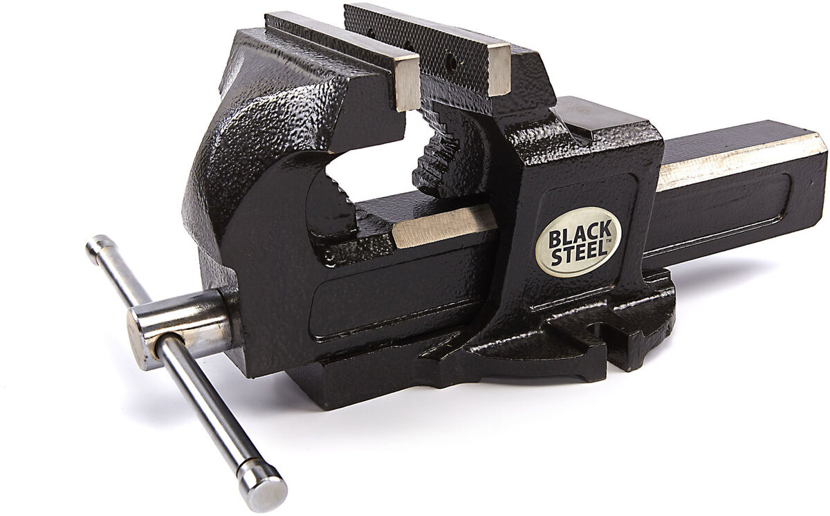 Professionelt stål af sort stål med rørklemme