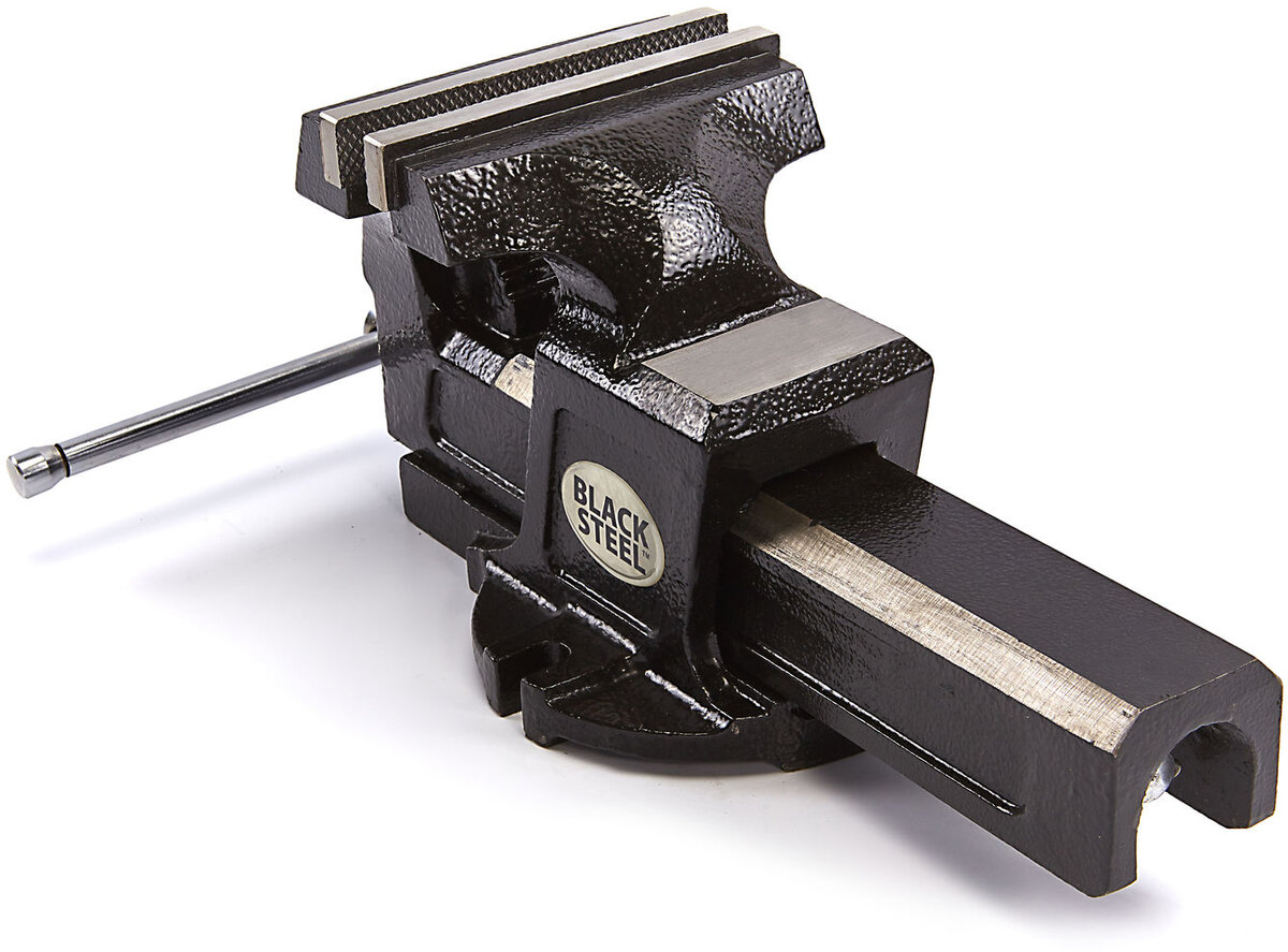 Professionelt stål af sort stål med rørklemme